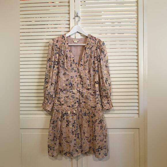 Shoshanna Pink and Gold Monte Dress - Picture 7 of 13